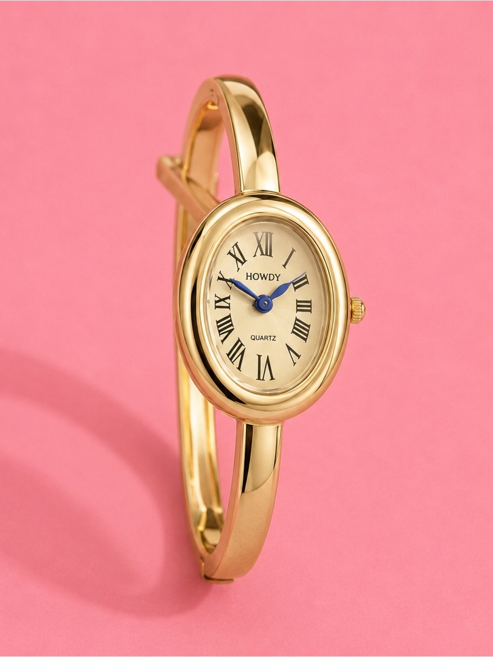 Baignoire Vintage Gold Oval Bracelet Watch